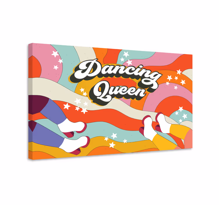 İskandinav tablo dans eden ayak hareketi - TenStickers