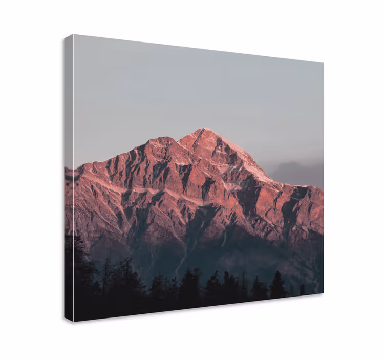 Tablo manzaraları - büyük dağ zirveleri - TenStickers