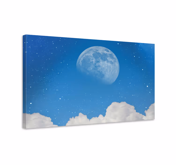 Küçük ay görünümü modern tuval - TenStickers