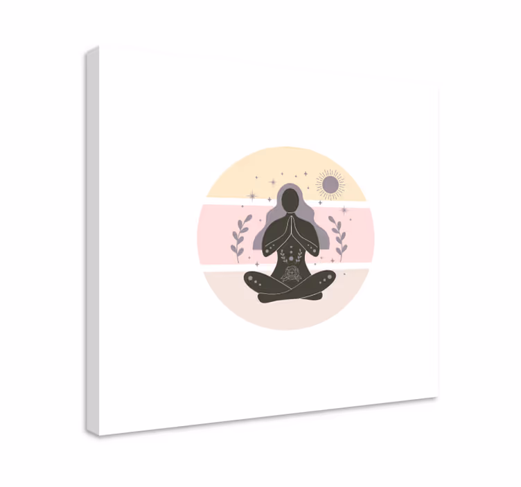 Buda tablo meditasyon pozu - TenStickers