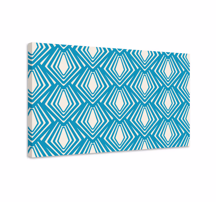 Geometrik tablo elmas deseni - TenStickers