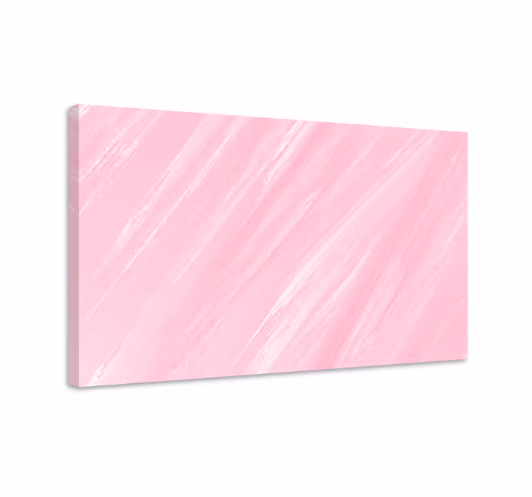 Kawaii tarzı pembe boya tuval sanat baskıları - TenStickers