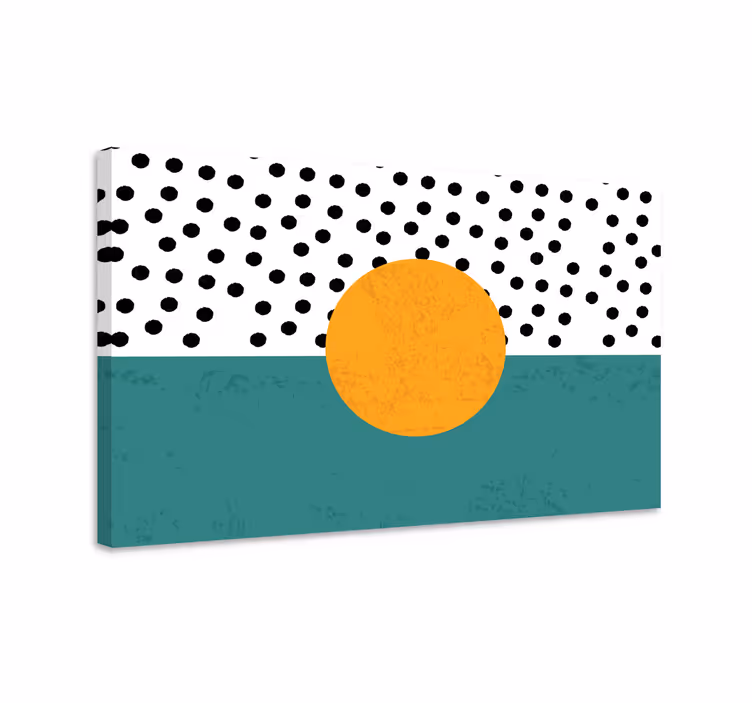 Geometrik tablo cesur geometrik tasarım - TenStickers
