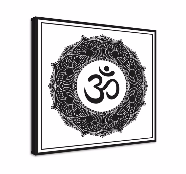 Buda tablo om sembolü mandala - TenStickers
