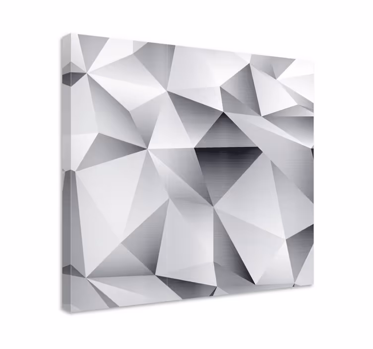 Geometrik tablo - soyut Çokgen yapı - TenStickers