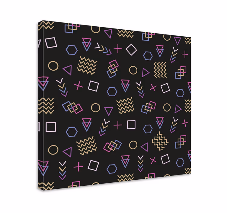 Geometrik tablo - geometrik Şekiller deseni - TenStickers