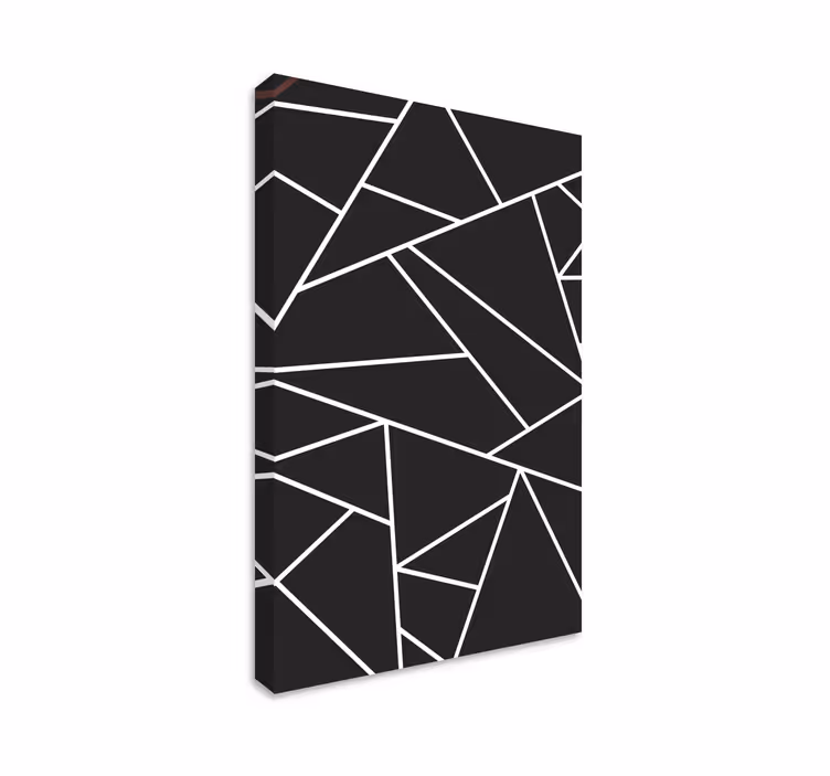 Geometrik tablo - soyut açısal düzenleme - TenStickers