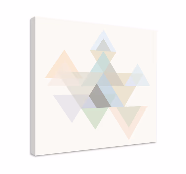 Geometrik tablo soyut Üçgenler tasarımı - TenStickers