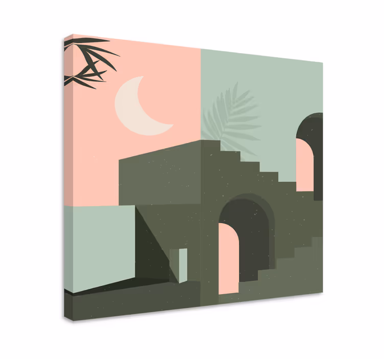 Mimari soyutlama modern tablo - TenStickers