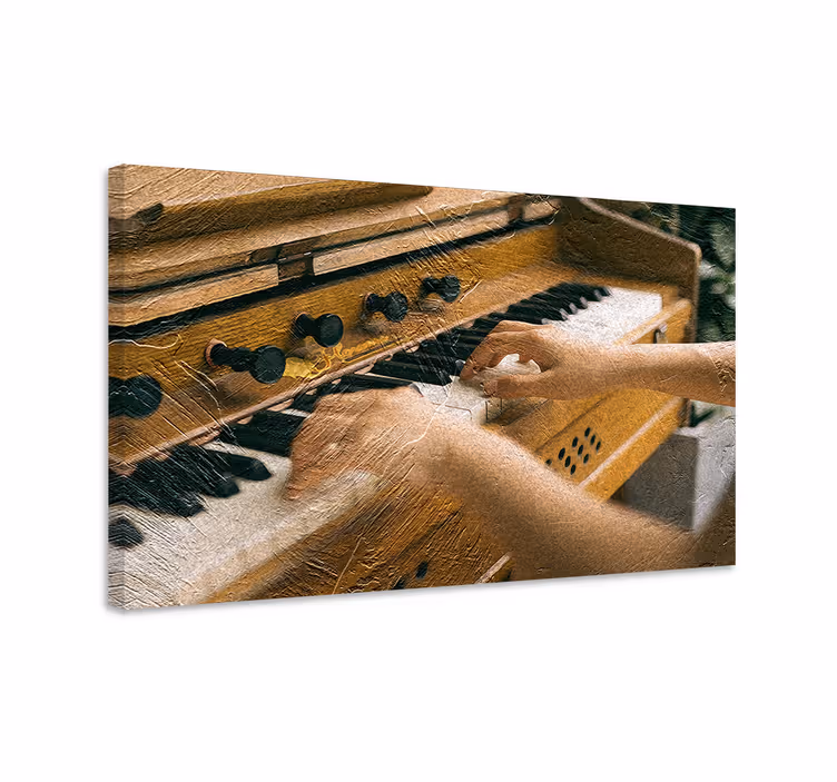 Müzik tablo - tuşlara dokunma - TenStickers