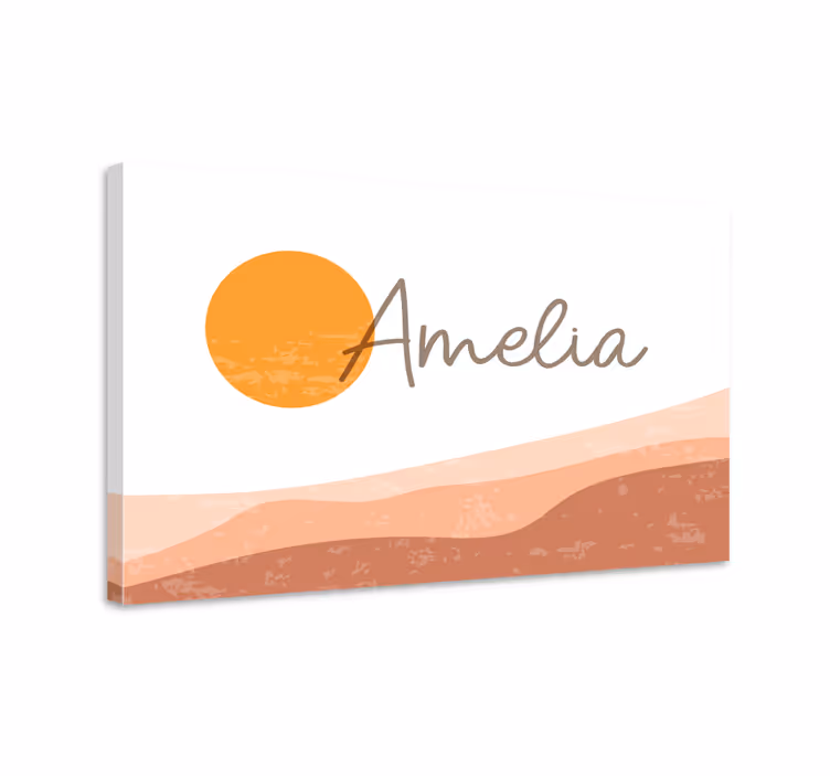 Alıntılar kanvas tablo - Şık kişiye Özel İsim - TenStickers