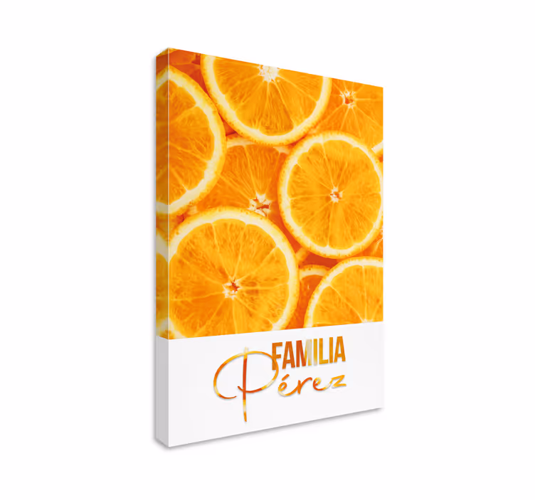 Naranja meyveler kanvas tablo - TenStickers