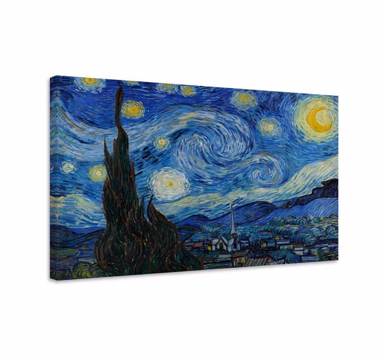 Van Gogh'ın Yıldızlı Gece'siVan Gogh'ın yıldızlı gece tablosu, dü - TenStickers