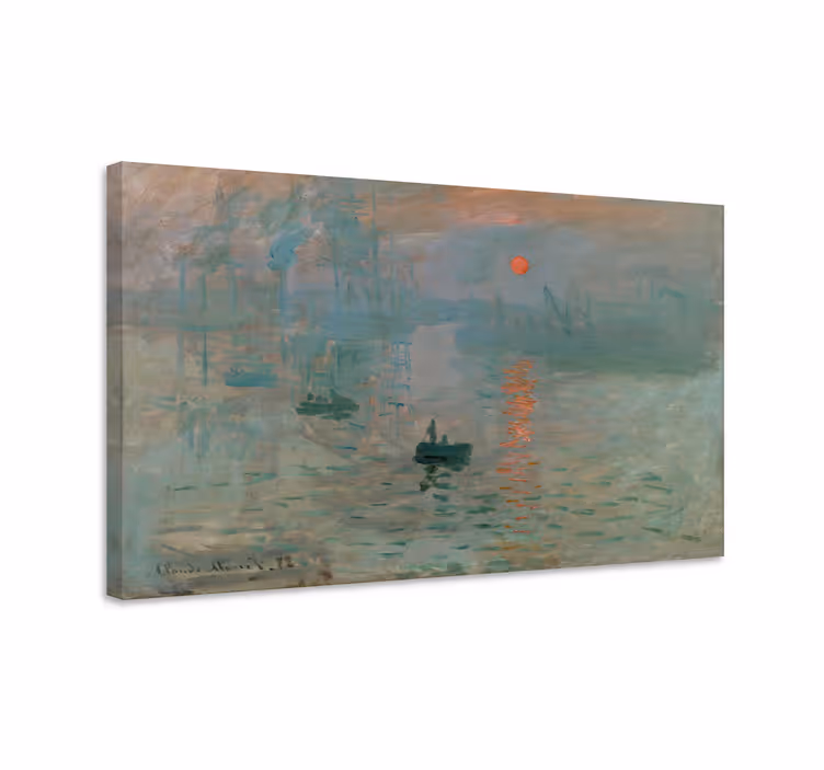 Monet'in Impression Gün DoğusuMonet'in İzlenim Gün Doğumu sanat t - TenStickers