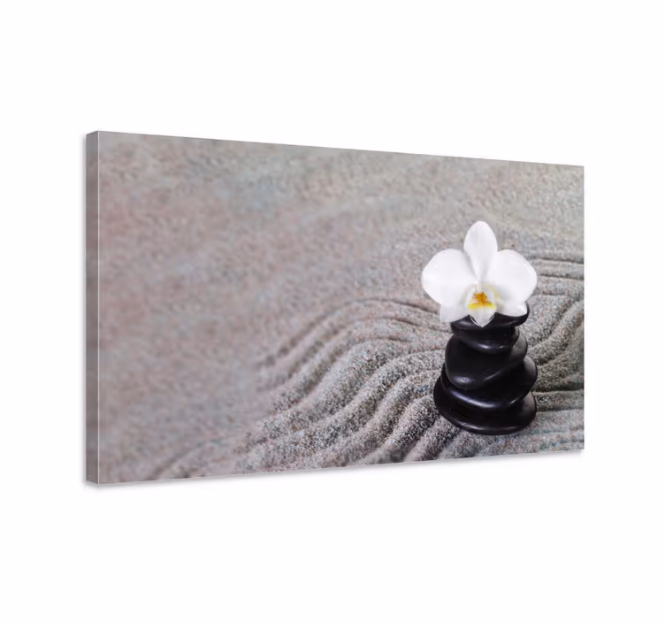 Zen taşları oturma odası tablo - TenStickers