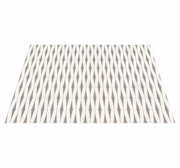 rabaul ikat gri ve bej modern pvc halı - TenStickers
