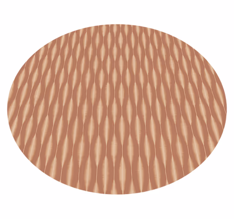 ikat kasuri mocha mus modern pvc halı - TenStickers