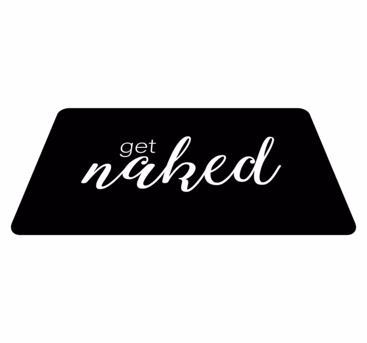 get naked banyo pvc halı - TenStickers