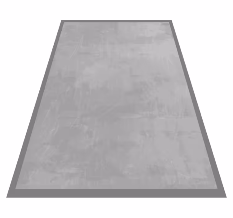 Pürüzsüz gri mutfak pvc halı - TenStickers
