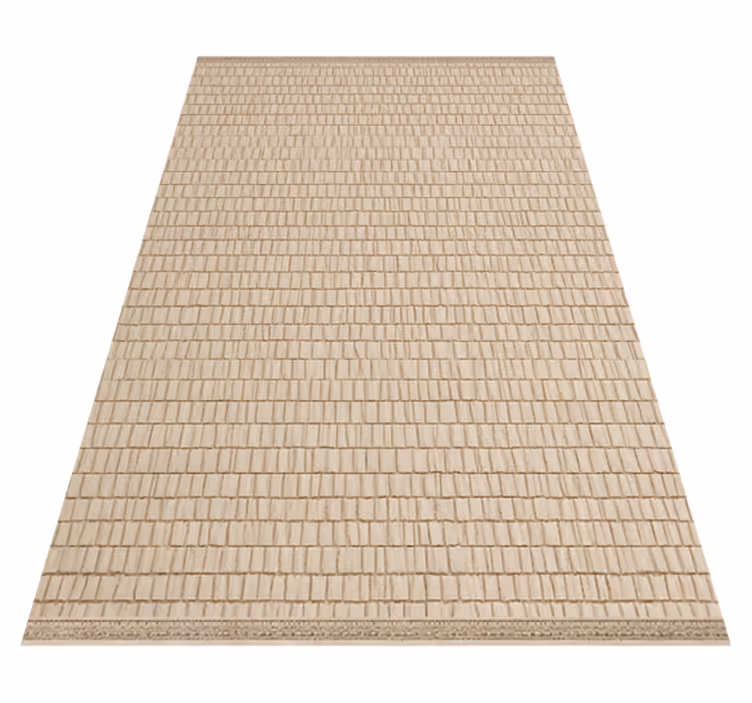 Dokuma rattan dokusu balkon ve dış mekan için pvc halı - TenStickers