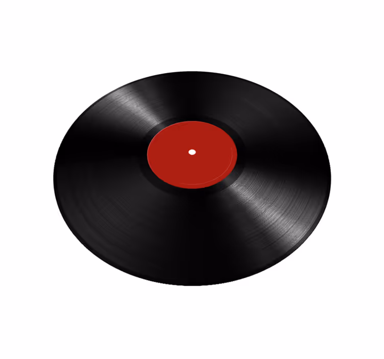 Dev vinil plak yemek odasi pvc halı - TenStickers