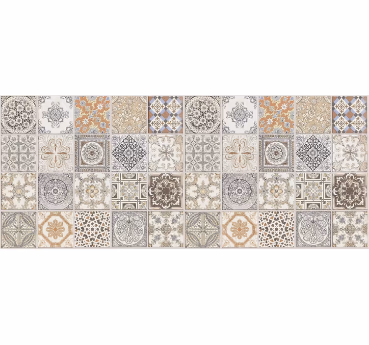 Farsça fayanslar crearreda mozaic pvc halı - TenStickers