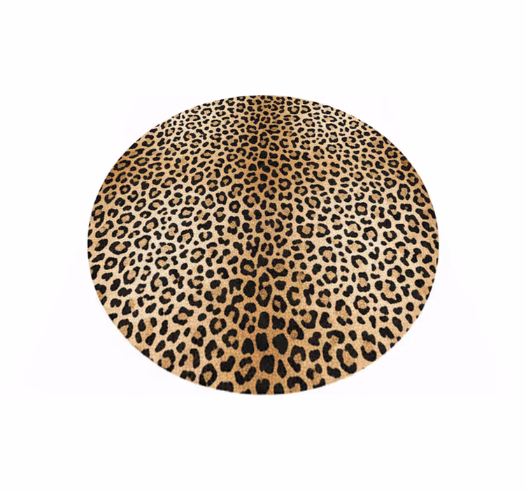 Oturma odası pvc halı panter desenli - TenStickers