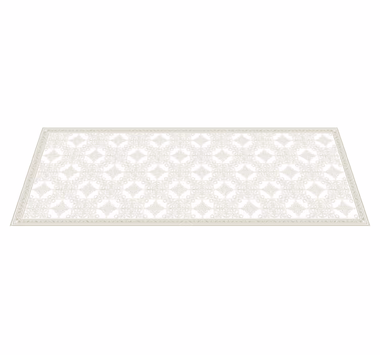 Mutfak pvc halı klasik vanilya - TenStickers