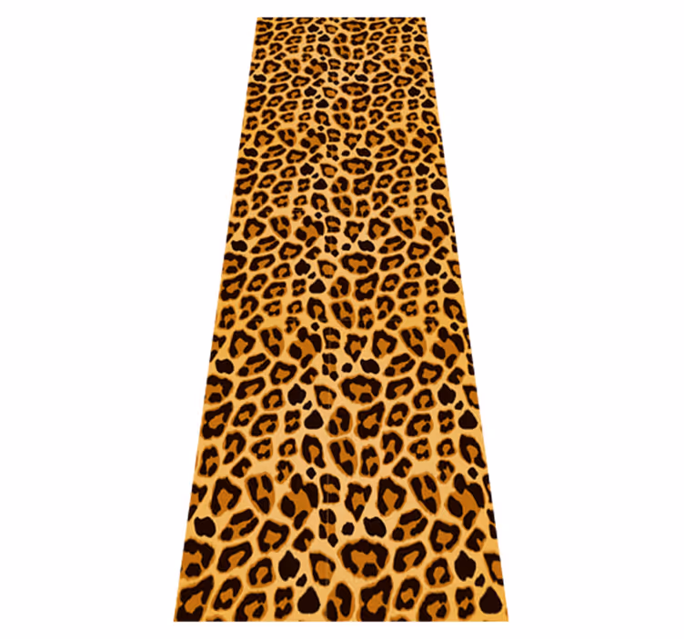 Hayvan pvc halı - leopar desenli halı - TenStickers