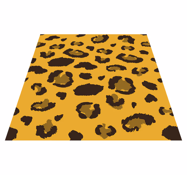 Hayvan pvc halı leopar desenli - TenStickers