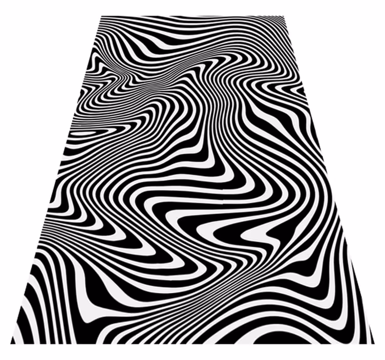 Hayvan pvc halı zebra 3d efekti - TenStickers