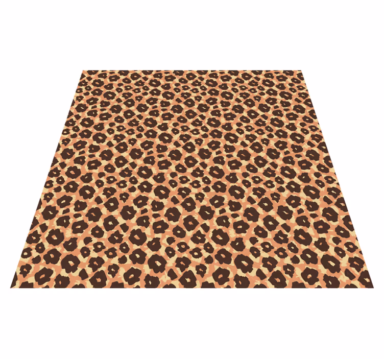 Hayvan pvc halı klasik leopar imitatyonu - TenStickers