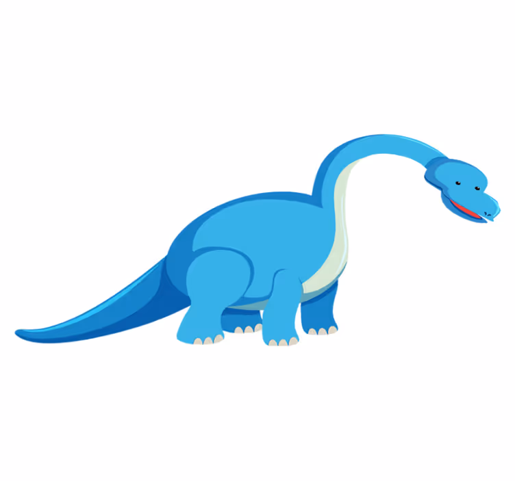 Hayvan pvc halı sevimli dinozor figürü - TenStickers