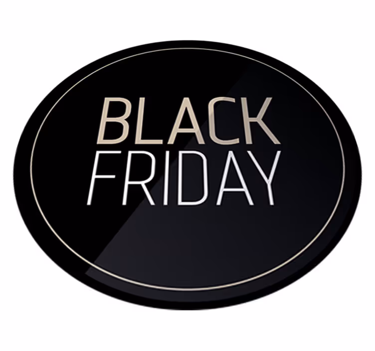 Black friday vinil halı şık etiket indirimleri - TenStickers