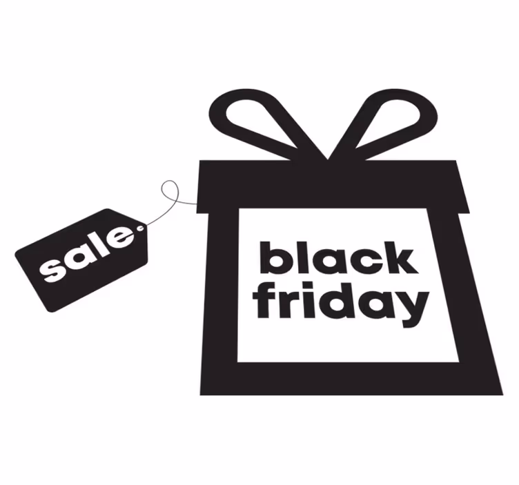 Black friday vinil halı hediye gibi - TenStickers