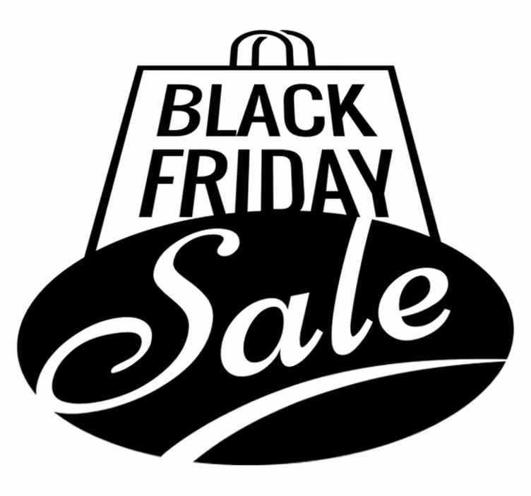 Black friday vinil halı - kara cuma İndİrİmİ - TenStickers