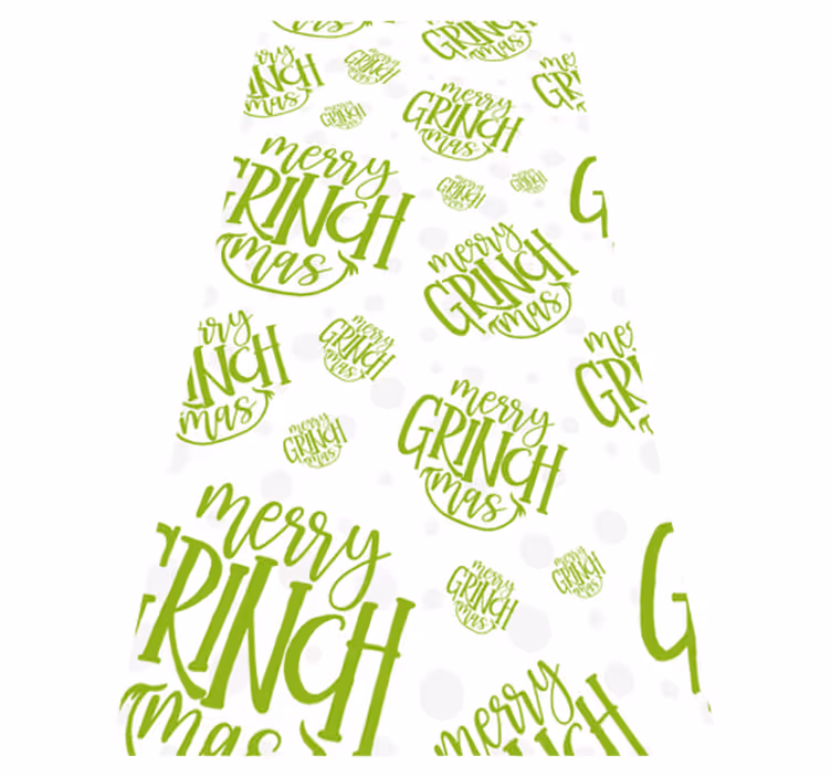 Noel pvc halı merry grinchmas orijinal tasarım - TenStickers