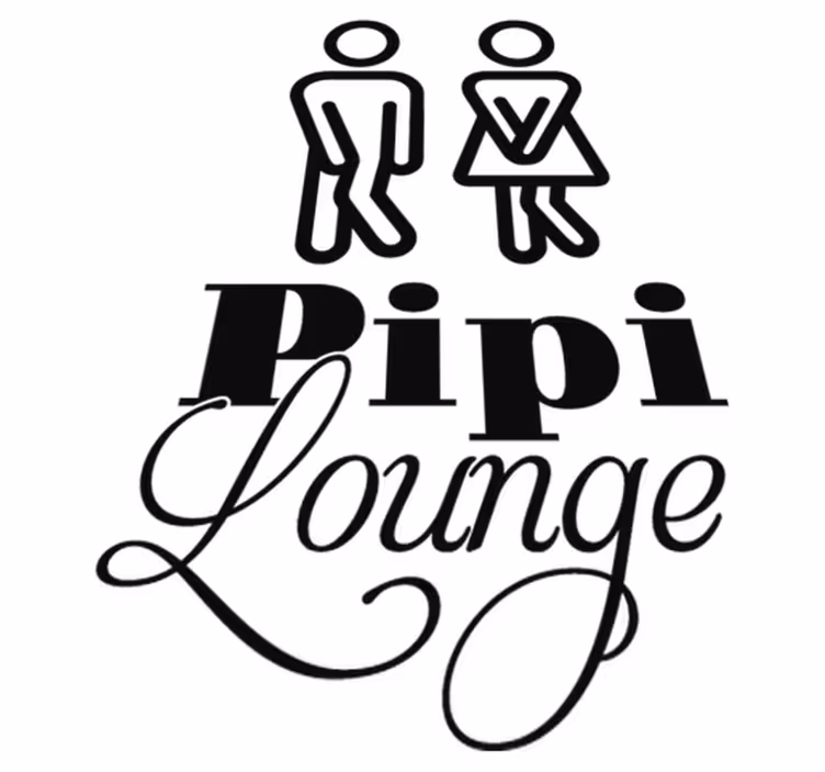 Banyo pvc halı pipi lounge - TenStickers