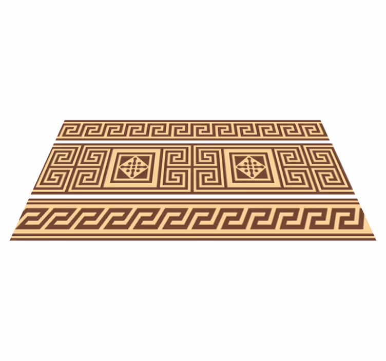 Banyo pvc halı yunan motifli - TenStickers