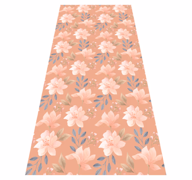 Yatak odası pvc halı - Çiçek desenli blossom - TenStickers