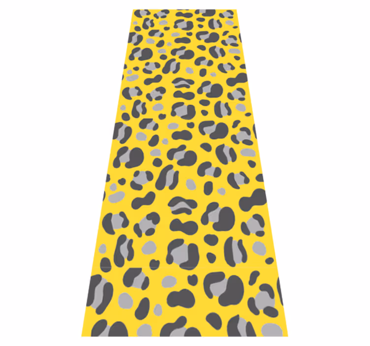 Hayvan baskı pvc halı - pantone leopar deseni - TenStickers