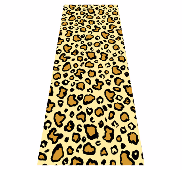 Hayvan baskı pvc halı leopar desen klasik model - TenStickers