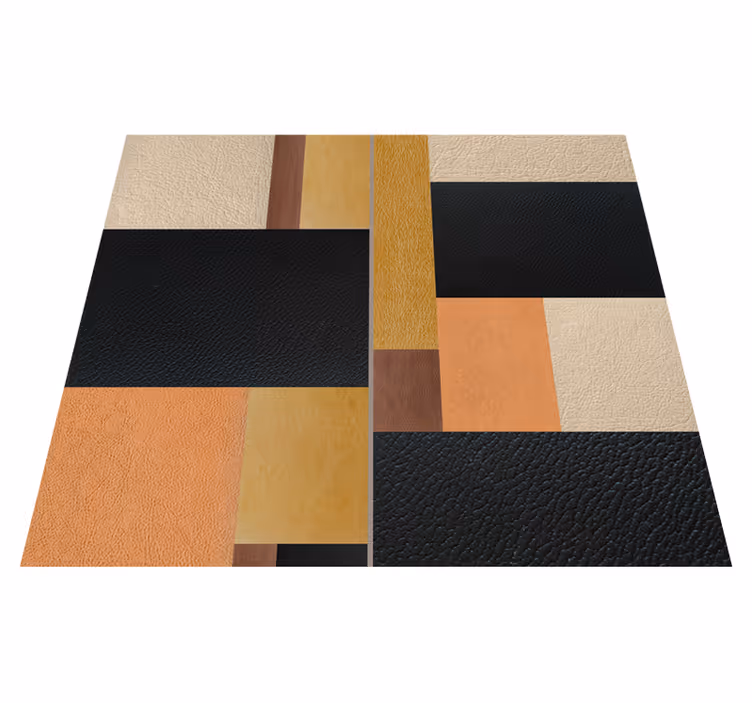 Geometrik pvc halı doku blokları - TenStickers