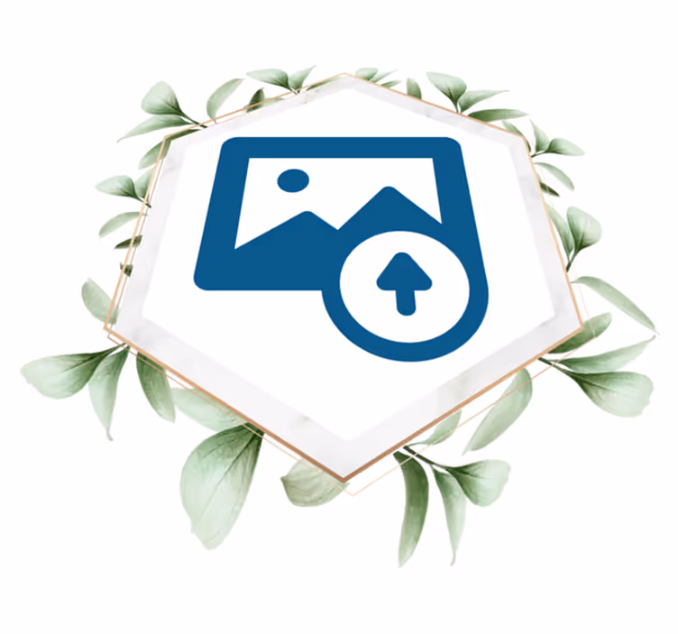 Doğa pvc halı yapraklarla kadın - TenStickers