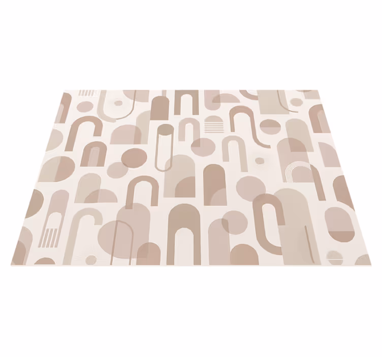 Yatak odası pvc halı modern desen - TenStickers