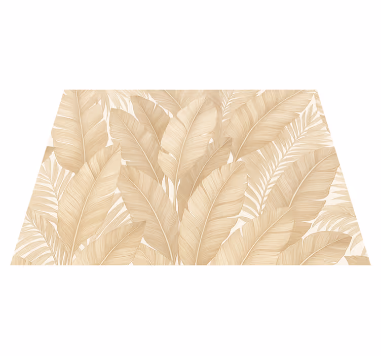 Soft botanical yatak odası pvc halı - TenStickers
