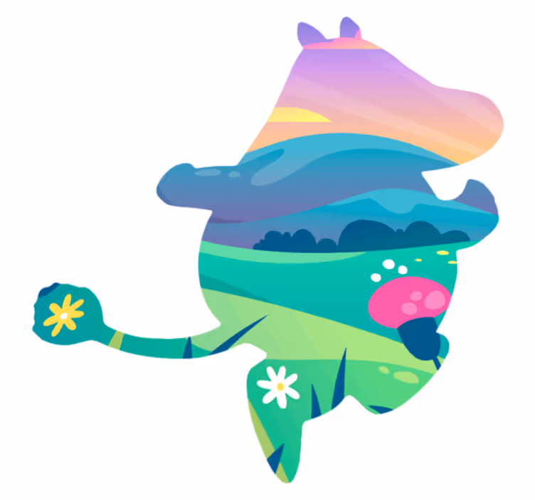 Çocukta pvc halı moomin dünyası - TenStickers