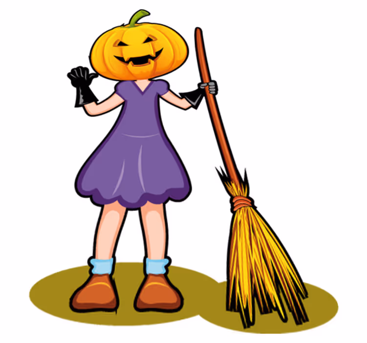 Çocukta pvc halı halloween illüstrasyonu - TenStickers