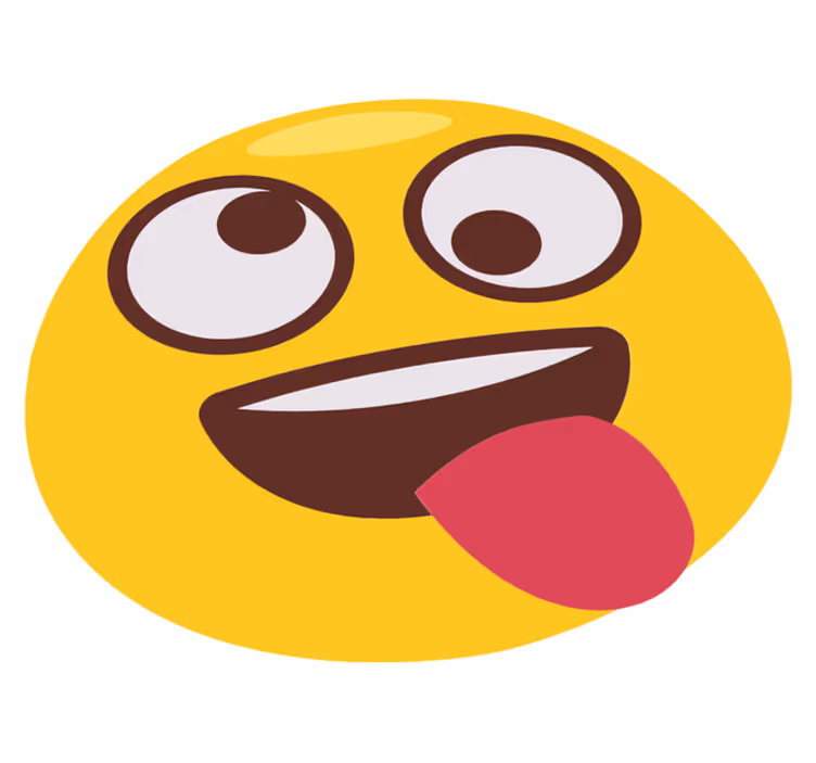 Çocukta pvc halı neşeli emoji yüzü - TenStickers