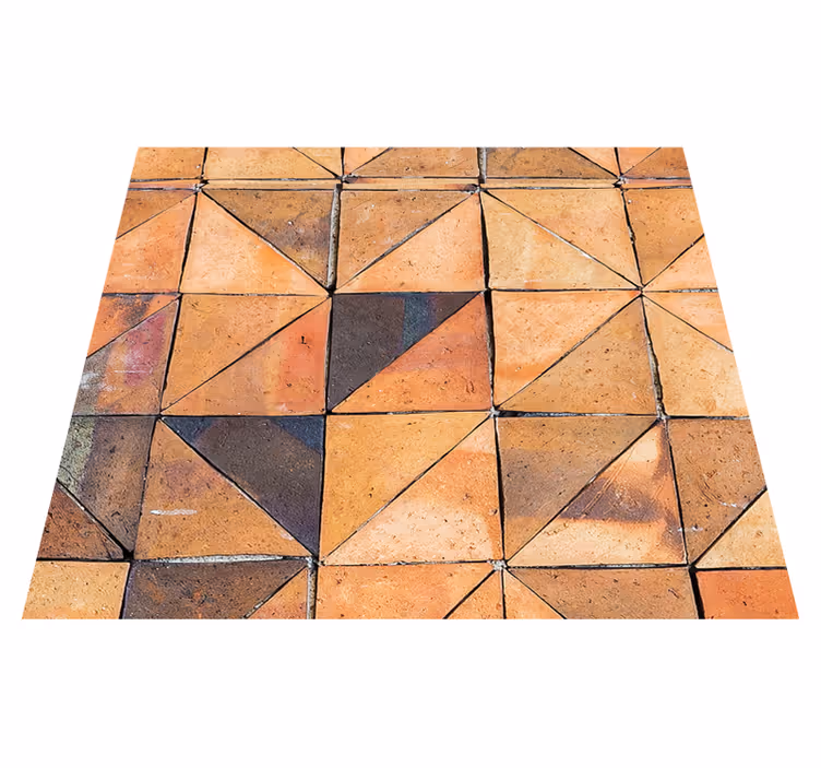 Banyo pvc halı taş vintage - TenStickers